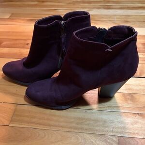 Charlotte Russe “Keira” Suede Ankle Boots – Size 8